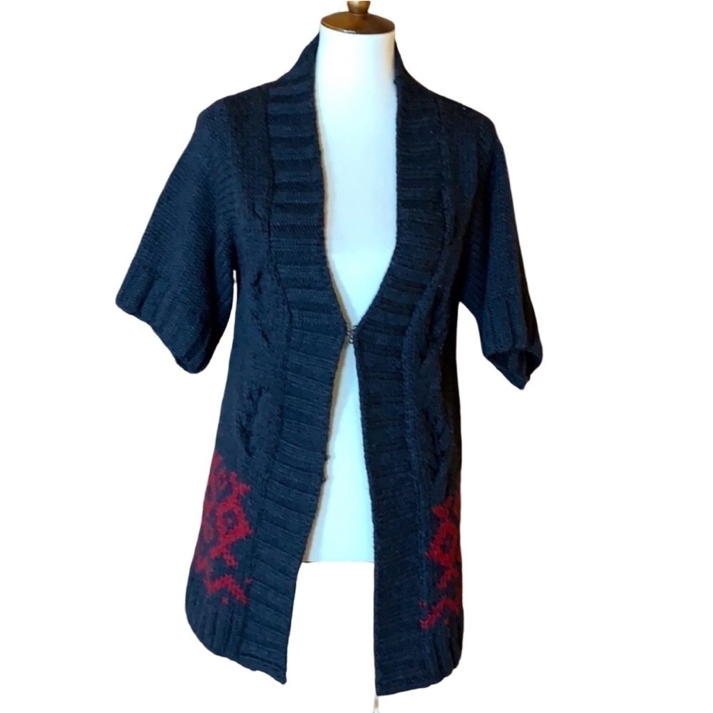 Banana Republic Heritage chunky cardigan sweater Size Small 100% wool
